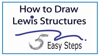 How to Draw Lewis Structures Five Easy Steps [upl. by Herodias843]