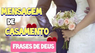 Mensagem de casamento evangélico  Frases de casamento [upl. by Notsa]