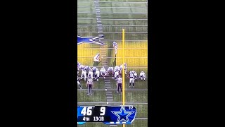 Jake Bates 48 yard extra point [upl. by Targett]