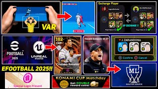 eFootball 2025  NEW Updates Refree Master League Licenses Stadiums amp Managers In eFootball [upl. by Noired]