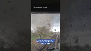 Tornado strikes train in Nebraska [upl. by Becket72]