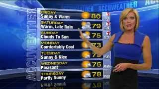 Cecily Tynan with AccuWeather  6abccom [upl. by Thorpe]