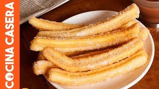 Churros caseros para Celíacos Recetas sin gluten [upl. by Rist]