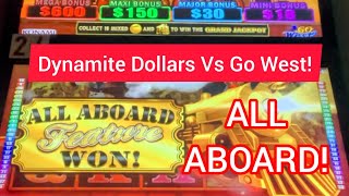 🔴 All Aboard Dynamite Dollars VS Go West Slots Which Game Wins Mixed Bets Session 🔴 allaboard [upl. by Leeda]