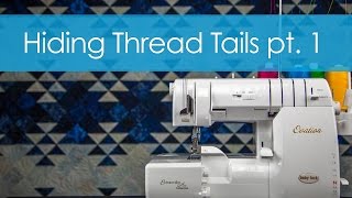 Hiding thread tails on a Serger [upl. by Urion112]