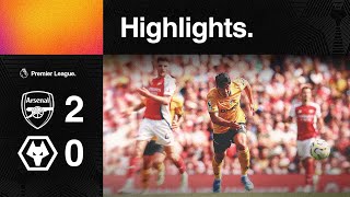 Positives in defeat  Arsenal 20 Wolves  Highlights [upl. by Abeh]