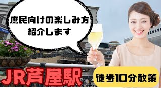 【庶民でも芦屋OK】大富豪の街JR芦屋駅周辺を徒歩10分圏内で散策する＃JR芦屋駅＃芦屋 [upl. by Retxed]