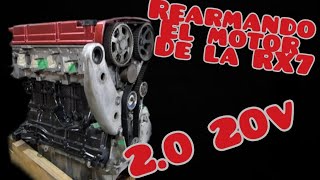 REARMANDO EL MOTOR DE LA RX7 20 20v de Fiat [upl. by Sibbie]