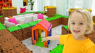 Vlad and Niki Giant Maze Challenge for kids [upl. by Llerryt131]