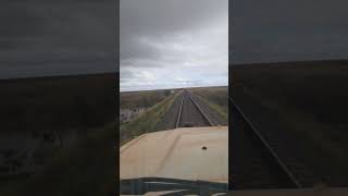 🚂 Driving a HiRail 79 Series Across Fortescue River Flooding 🌊 [upl. by Annua297]