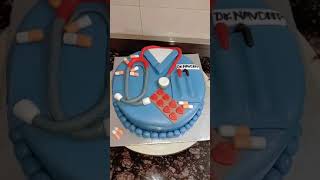 Doctor Theme Fondant cake Bapi Cake Studio [upl. by Favrot831]