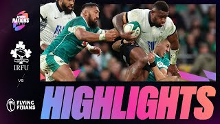 HIGHLIGHTS  IRELAND V FIJI  AUTUMN NATIONS SERIES [upl. by Asserak855]