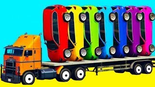 Voitures les camions en Couleurs  Dessin Animé complet et Comptines bebe Francais 190  cfk tv [upl. by Aneehsat]