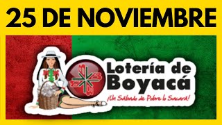 Resultados LOTERIA DE BOYACA Ultimo Sorteo Hoy 25 de NOVIEMBRE de 2023 de HOY 💫✅🔴 [upl. by Lectra997]