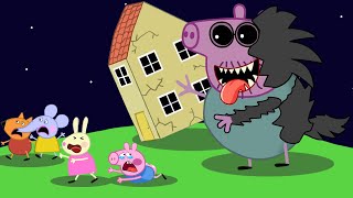 Zombie Apocalypse Daddy Pig Turn Into Werewolf Zombie  Peppa Pig Funny Animation [upl. by Weywadt546]