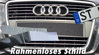 Klett Kennzeichenhalter  Rahmenloses Nummernschild schnell gemacht [upl. by Rubi407]