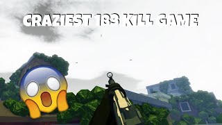 CRAZY 183 KILL GAME ON RECOIL roblox [upl. by Bondy]