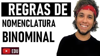 Nomenclatura binomial e Regras de Nomenclatura  Aula de Biologia ENEM e Vestibular [upl. by Gerdi]