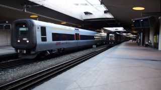 Oresundtrain Øresundståg at Copenhagen Kastrup Airport Station [upl. by Kcirneh]