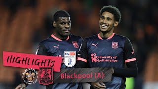 HIGHLIGHTS Blackpool 0 Northampton Town 0 [upl. by Ajan]