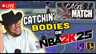 NBA 2K25 CAGES  Lil Guard BIG DUNKS [upl. by Selia]