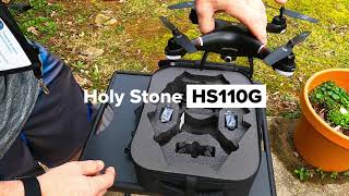 Holy Stone HS110G GPS Camera Drone  Full Unboxing Video Including Actual Flight Footage [upl. by Haisi]