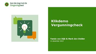 Klikdemo vergunningcheck [upl. by Marty]