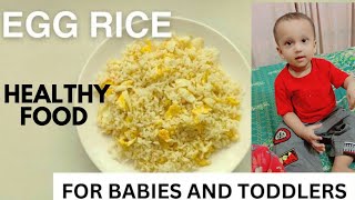 Egg vegetable rice for kids amp toddlers healthy food foryouhamza trendingmusic baby rice [upl. by Von]