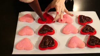 How to Make HeartShaped Macarons [upl. by Ellennod]