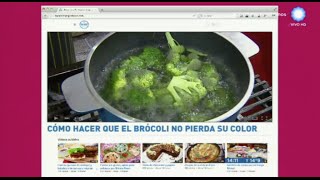 Cómo cocinar el brócoli para que no pierda color [upl. by Bright]