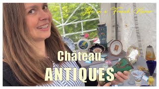 Antiques Fair at Le Château dAmblie brocante [upl. by Ellocin]