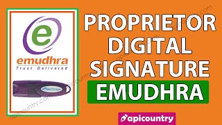 Create Proprietor Digital Signature in Emudhra Paperless Verification  Hindi [upl. by Mainis897]