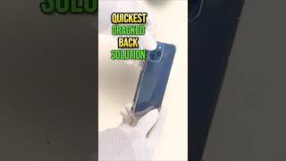 Home Remedy for Cracked iPhone Back Glass Using Scissors amp Duct Tape [upl. by Gnouhc898]