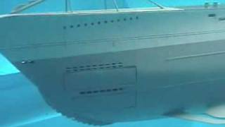 RC VII class submarine firing torpedoes [upl. by Samala199]