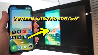 How to Connect iPhone Screen to NonSmart TV Screen Mirror [upl. by Yanehs]