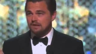 Leonardo DiCaprio ganha Oscar de melhor ator O Regresso  Legendado PTBr [upl. by Heinrike196]