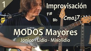 Modos Griegos 1  Jónico Lidio Mixolidio  Tutorial [upl. by Eidorb824]