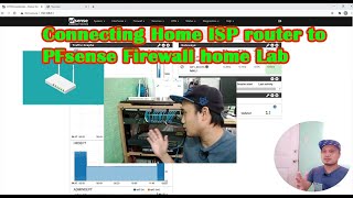 HOW TO CONNECT ISP router mo sa Pfsense Home Lab Firewall [upl. by Enirtak]