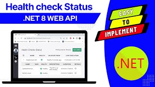 Implementing health checks in aspnet core services  Web api [upl. by Barmen]