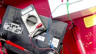 Voltage drop VD amp open circuit voltage OCV battery testing [upl. by Anirtak]