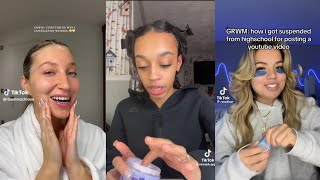 GRWM TIKTOK STORYTIME COMPILATION [upl. by Weir]