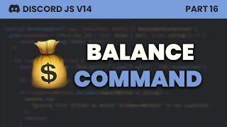 Balance Command Discordjs v14 [upl. by Nylasej40]