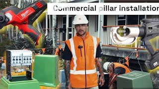 Mains Cable and Commercial pillar installation [upl. by Ycnan]