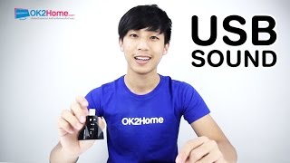 รีวิว USB Sound Adapter 71 เสียบหูฟัง พร้อมลำโพงได้เลย [upl. by Drud]