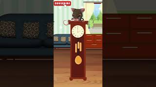 Hickory Dickory Dock • Nursery Rhymes Song • Animated Cartoon for Kids [upl. by Ribaj28]