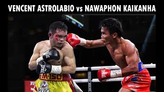 VENCENT ASTROLABIO vs NAWAPHON KAIKANHA WBC TITLE ELIMINATOR  GANITO PALA KALAKAS ANG KALABAN [upl. by Mei]