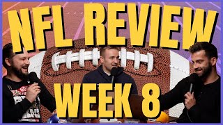 REVIEW NFL WEEK 8  EIN SPIELTAG WIE EIN FIEBERTRAUM 🏈 ❤️  FOOTBALL WOHNZIMMER 29102024 [upl. by Arikehs162]