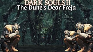 Trio Hunts Down The Dukes Dear Freja Spider Boss  Dark Souls 2 [upl. by Xxam]