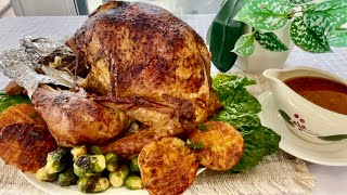 Dinde Rôtie au Four Simplifiée  Easy and Simplified Roast Turkey [upl. by Aihset342]