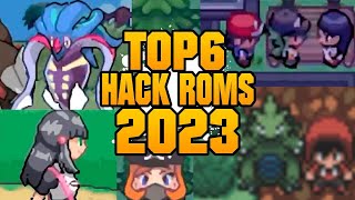 TOP 6 HACK ROMS GBA POKÉMON con ⚡️NUEVAS ACTUALIZACIONES 2023⚡️ESPAÑOL [upl. by Nnylesor512]